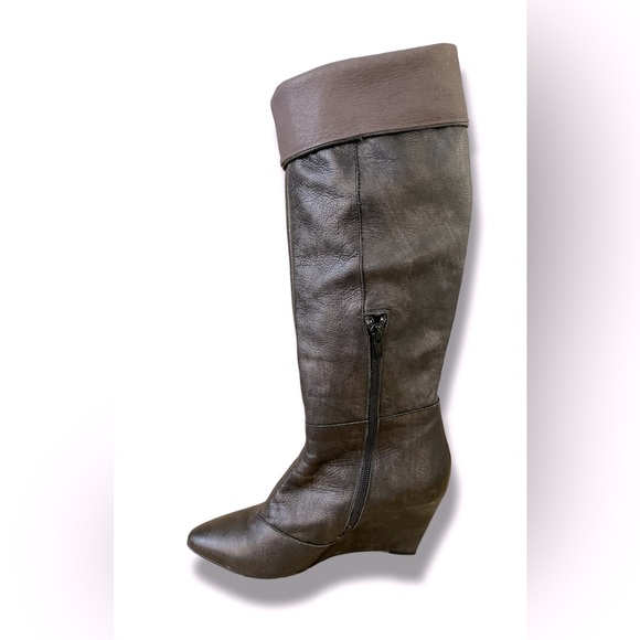 Wedge leather boots « Pied juste » from Anthropologie - Picture 3 of 3